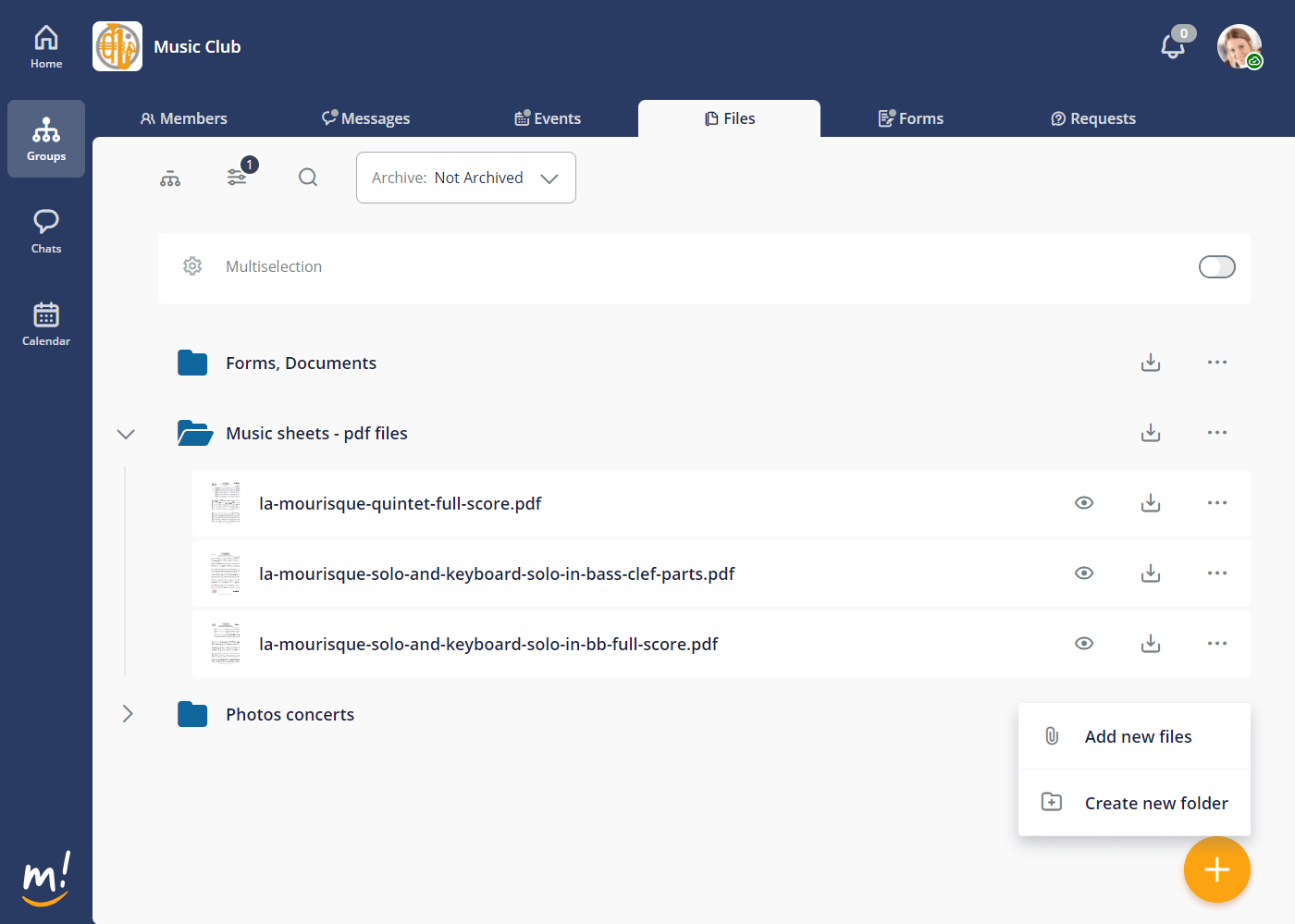 mantau data box with easy file upload