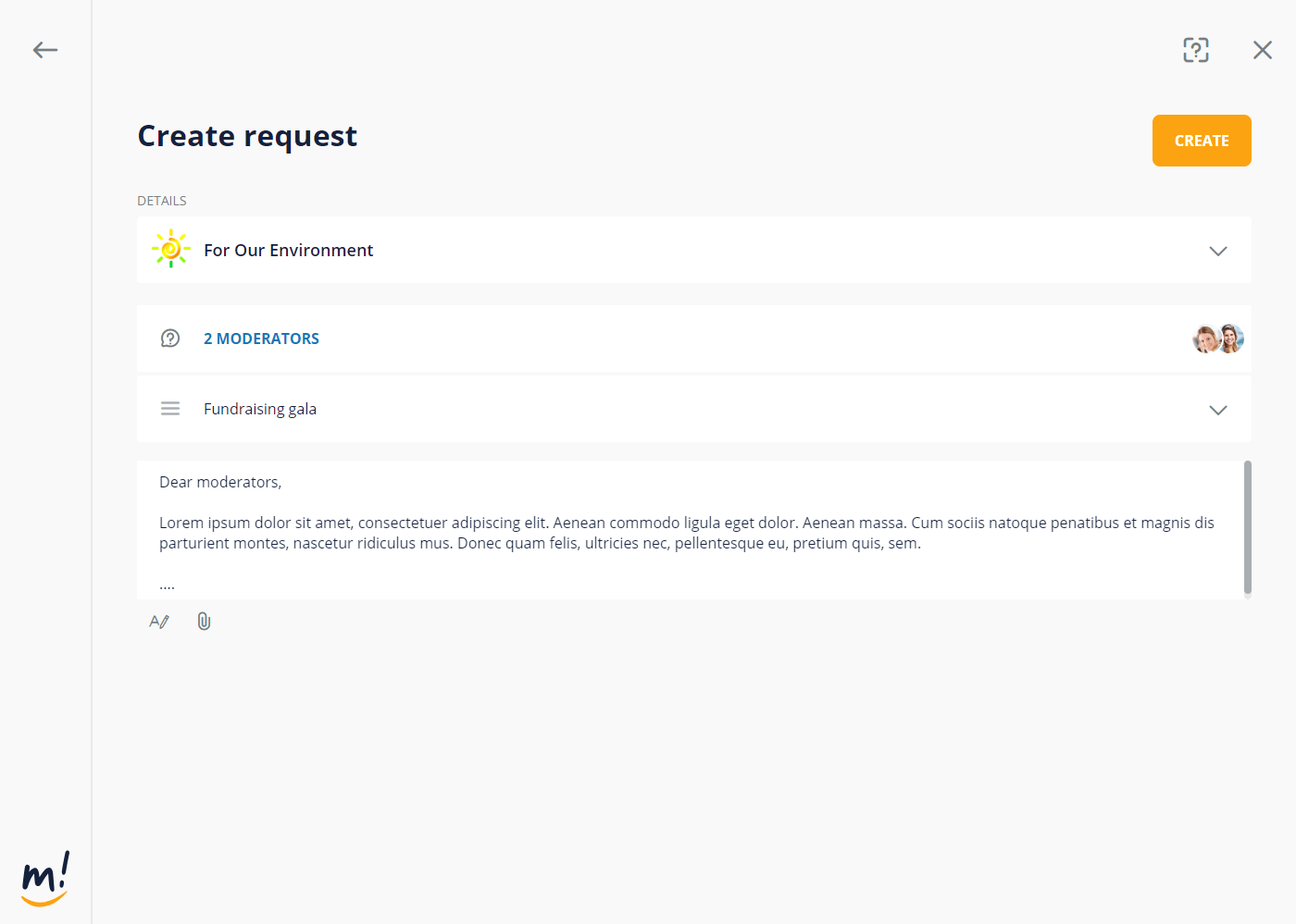 Direct line to moderators in mantau