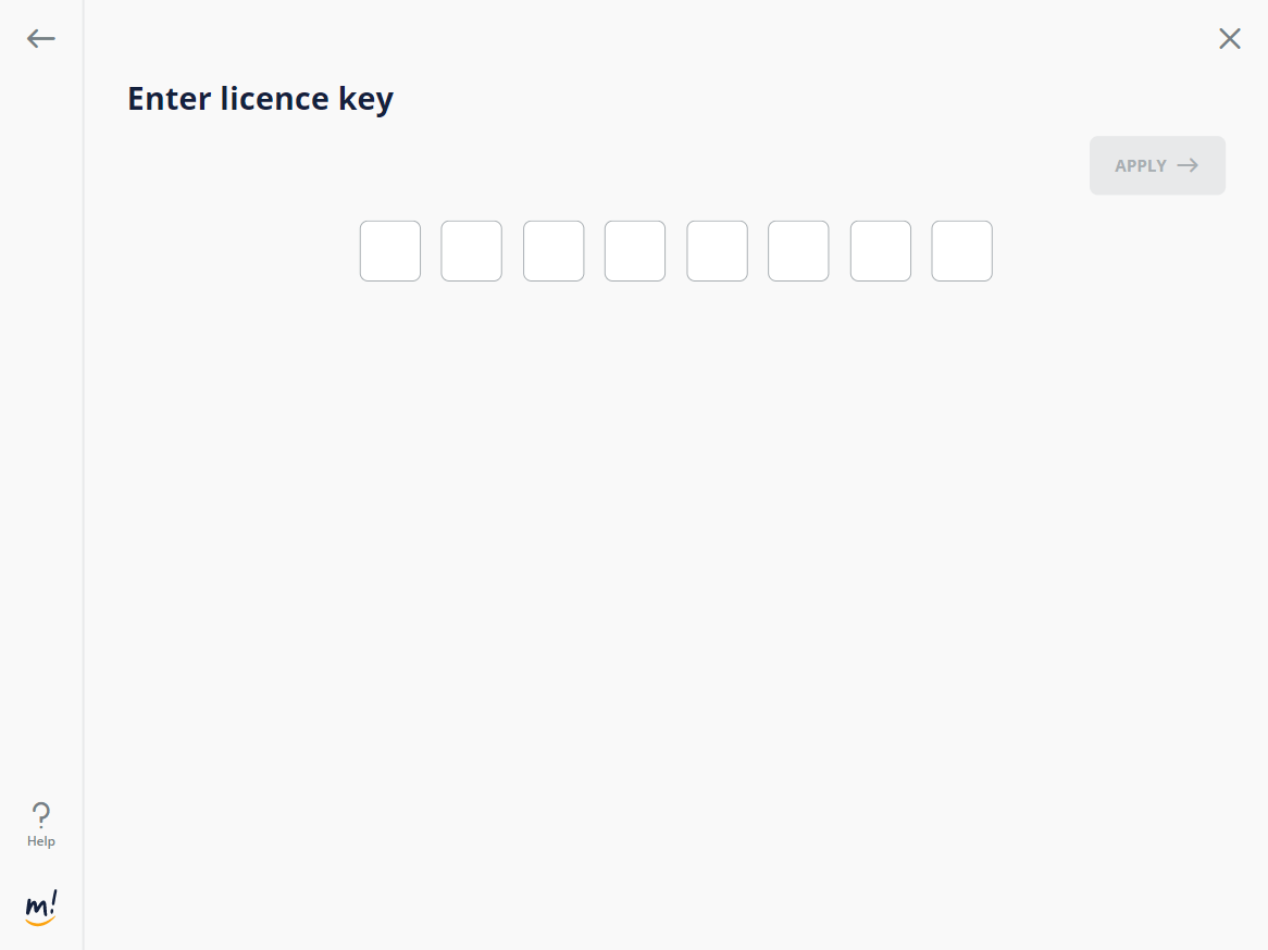 Step 3: Use license key