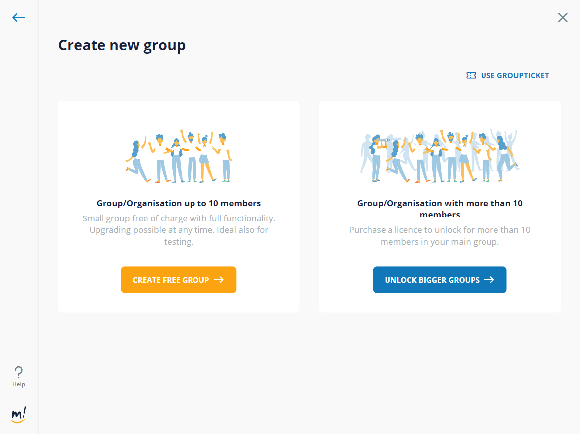 Step 3: Create group
